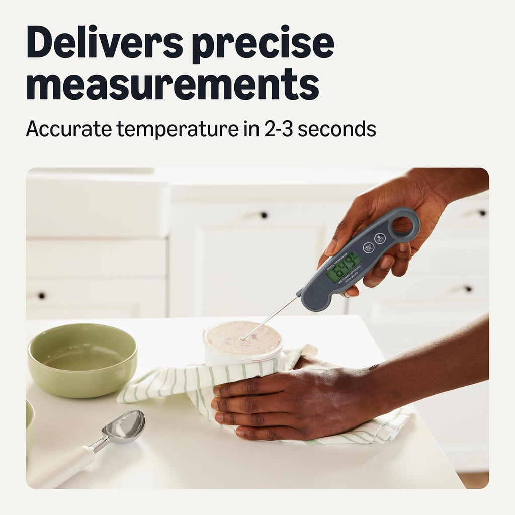 Instant Read Digital Meat Thermometer, Water-Resistant