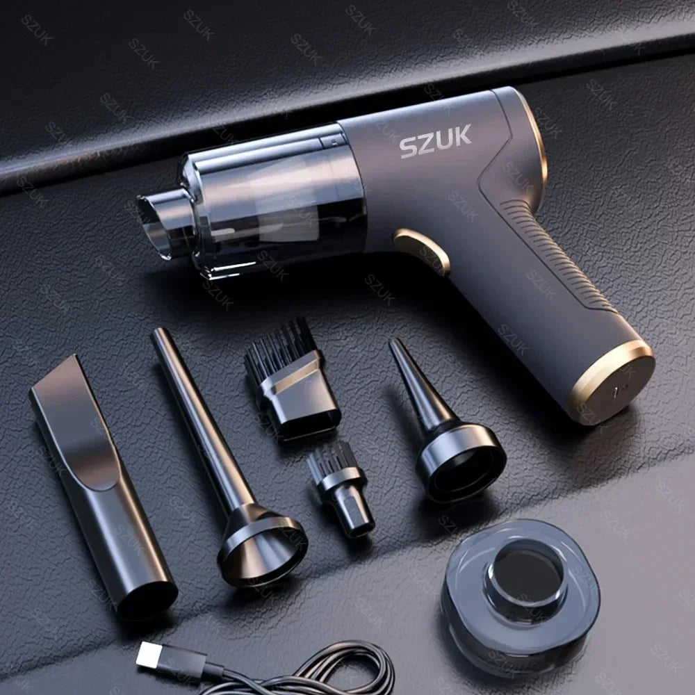 17000PA Powerful Vacuum Cleaner Mini Cordless Portable Car Vacuum Cleaner for Home Appliance Handheld Blower Car Cleaner