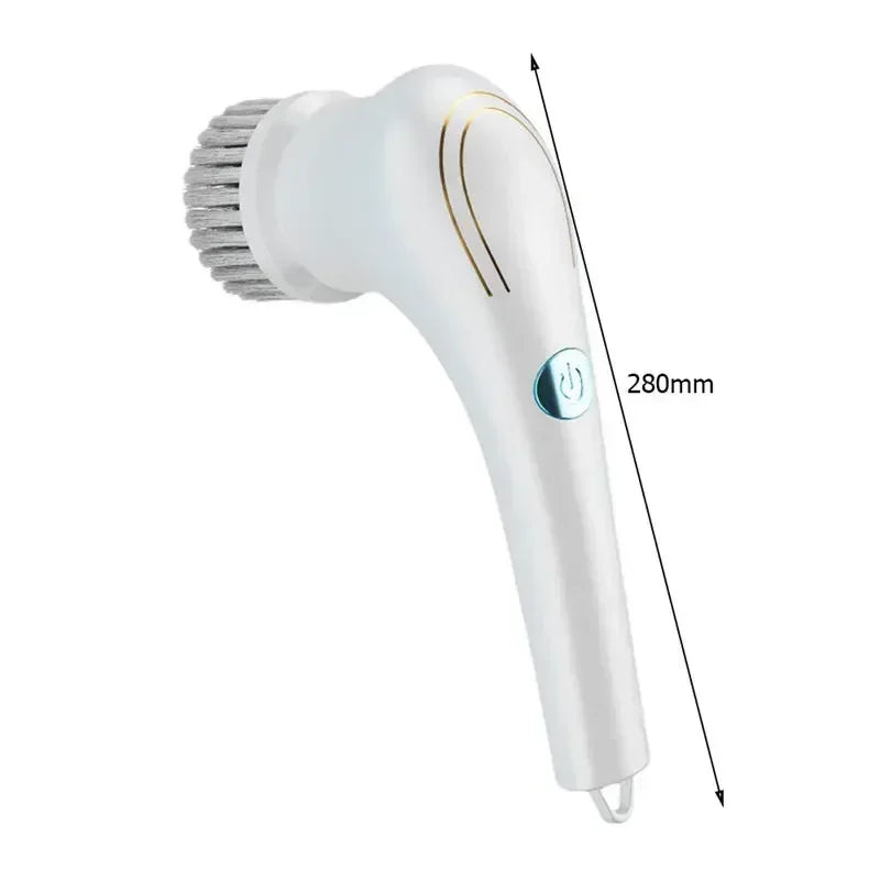 5-In-1 Electric Cleaning Brush Cleaning Gadget Window Cleaner Bathroom Bathtub Toilet Brush Kitchen Cleaning Tool